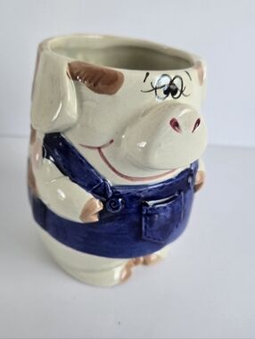 1980 Pig County Fair Pig Mug By Enesco Vintage